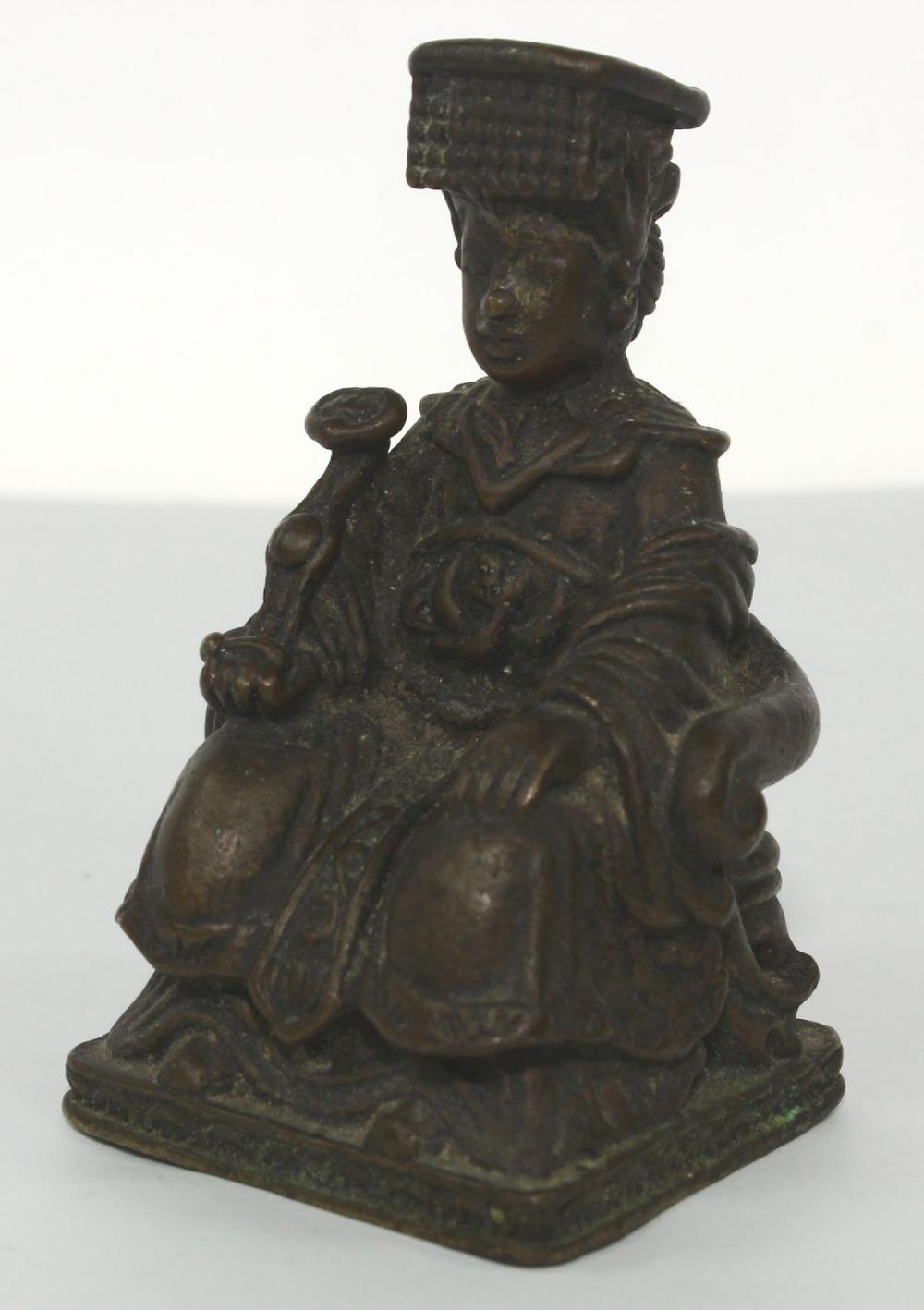 Small Brass Statuette of a ... image