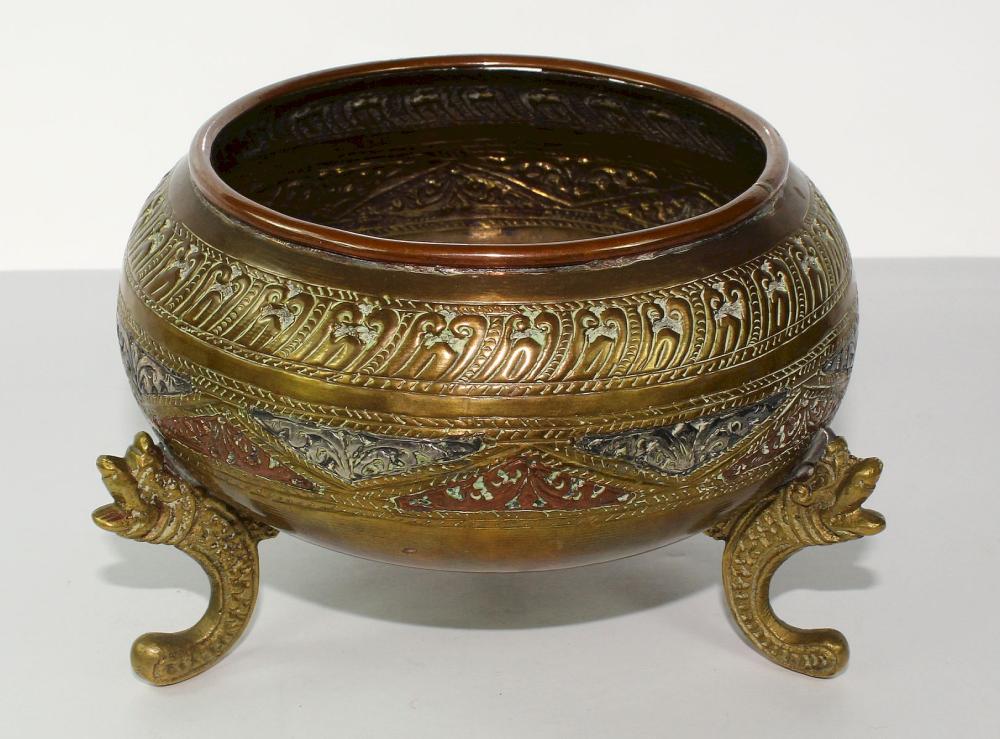 'Cairoware' Bowl with Silve... image