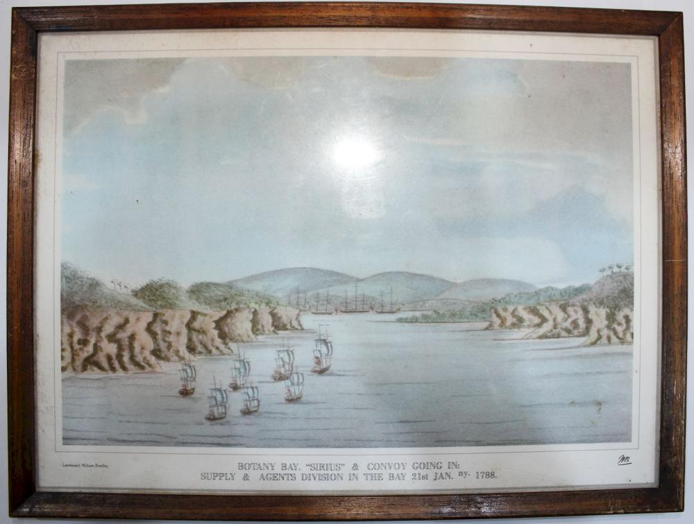 Vintage Print of Botany Bay... image