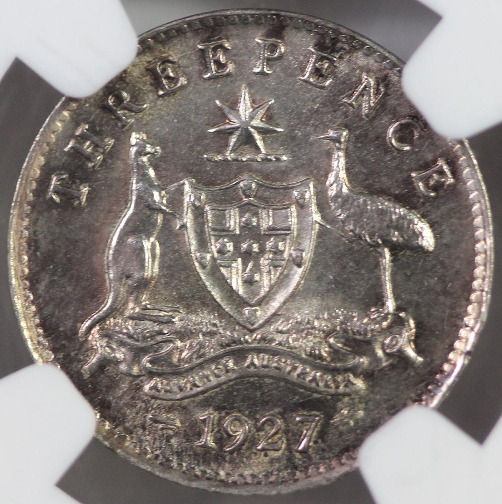 Australia 1927 Threepence, ... image