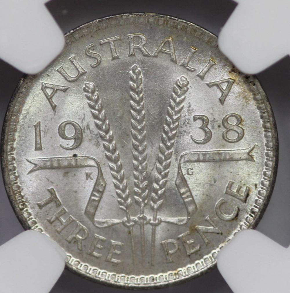 Australia 1938 Threepence, ... image