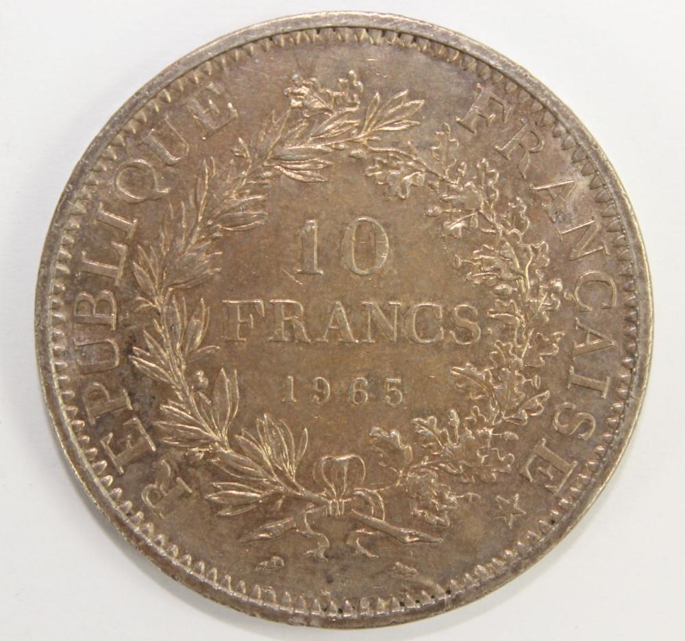 France 1965 Silver (900) 10... image