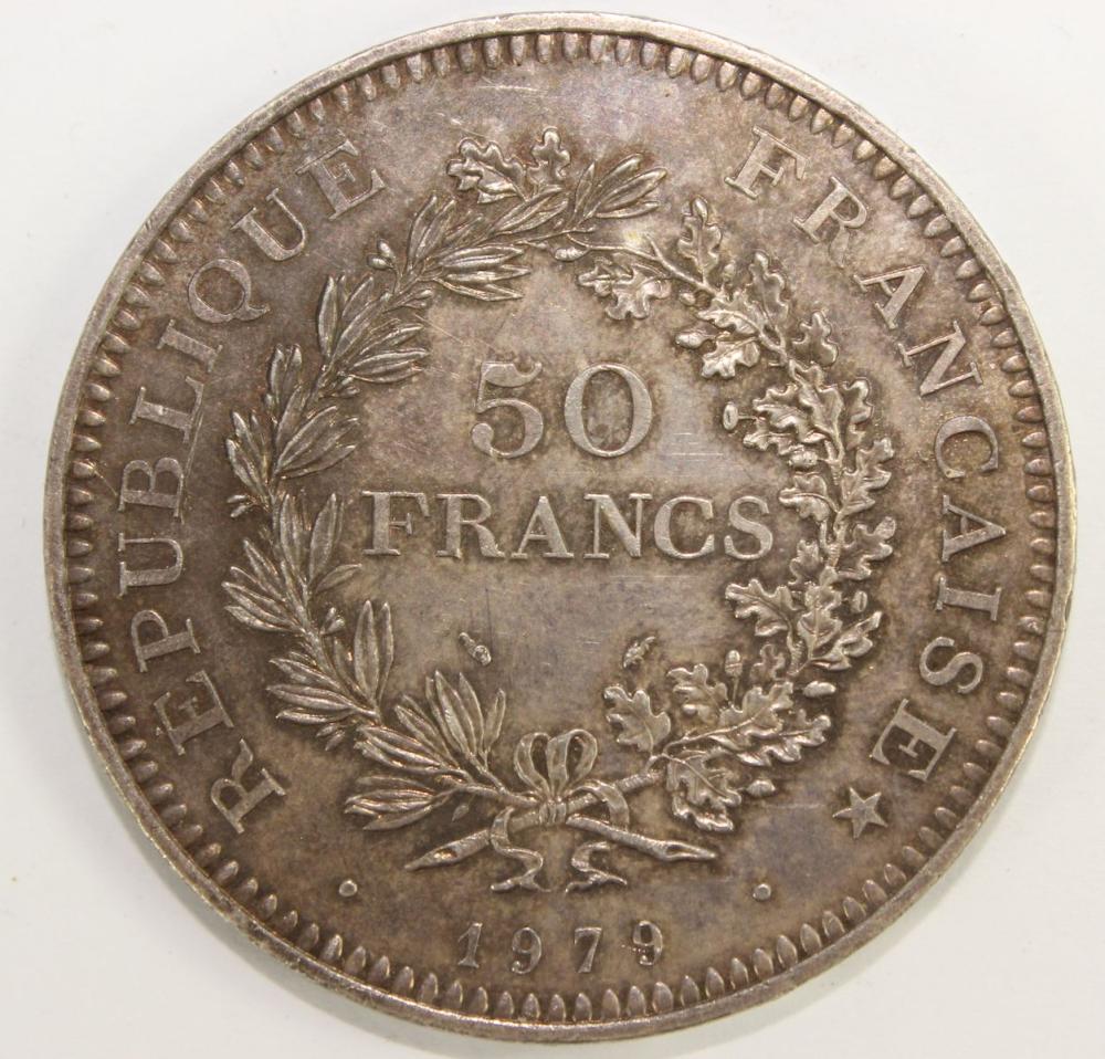 France 1979 Silver (900) 50... image