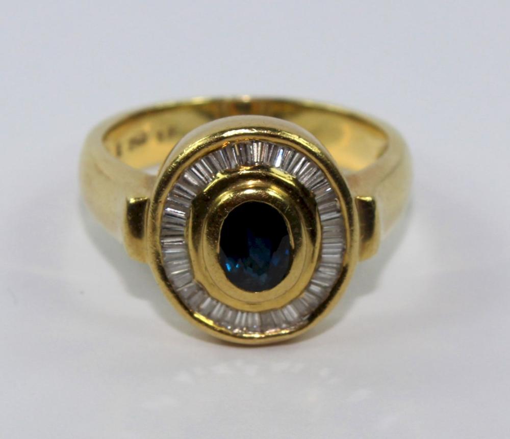 Heavy 18ct Yellow Gold Ring... image