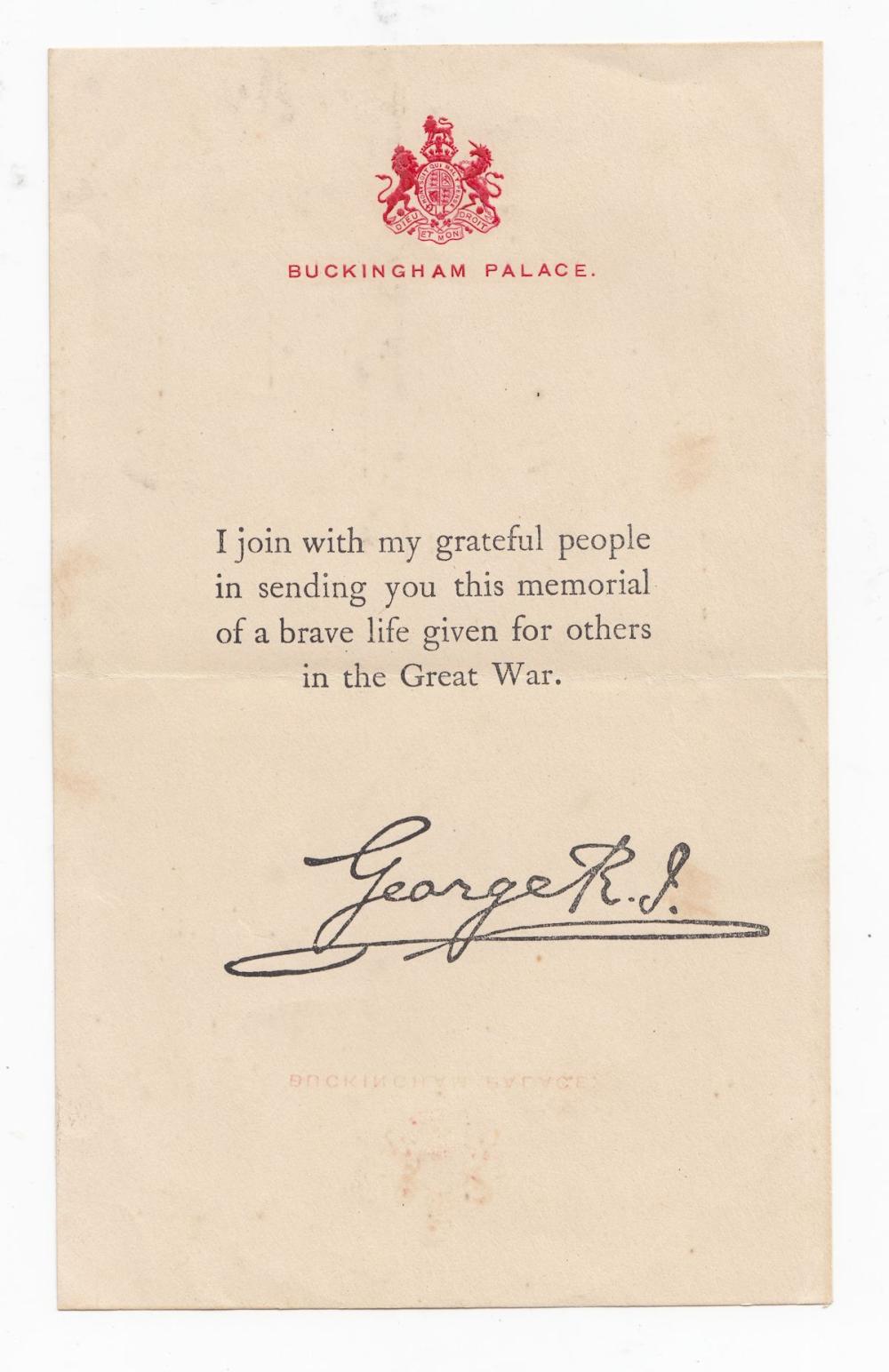 WWI - Great Britain Letter ... image