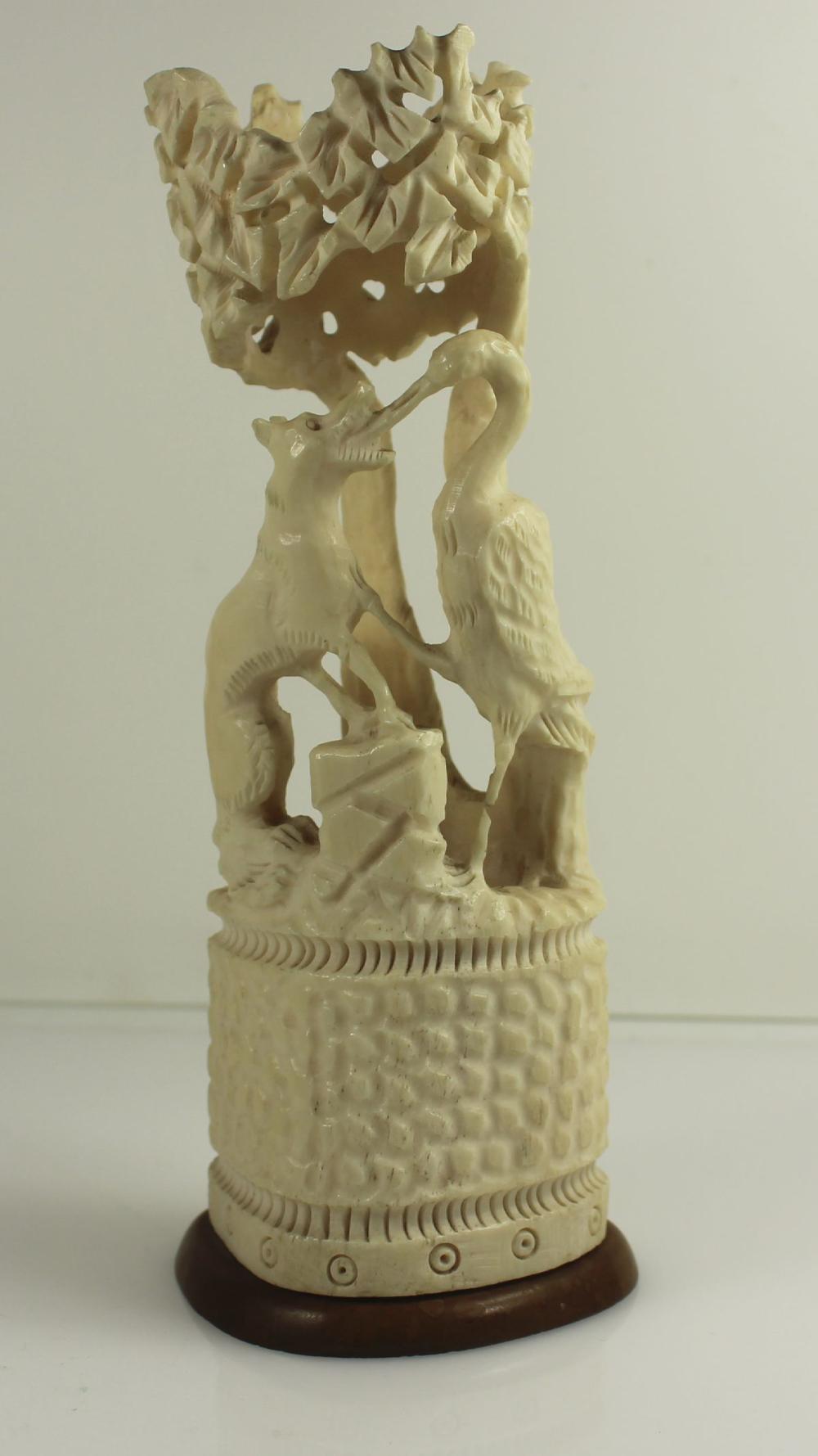 Vintage Bone Carving depict... image