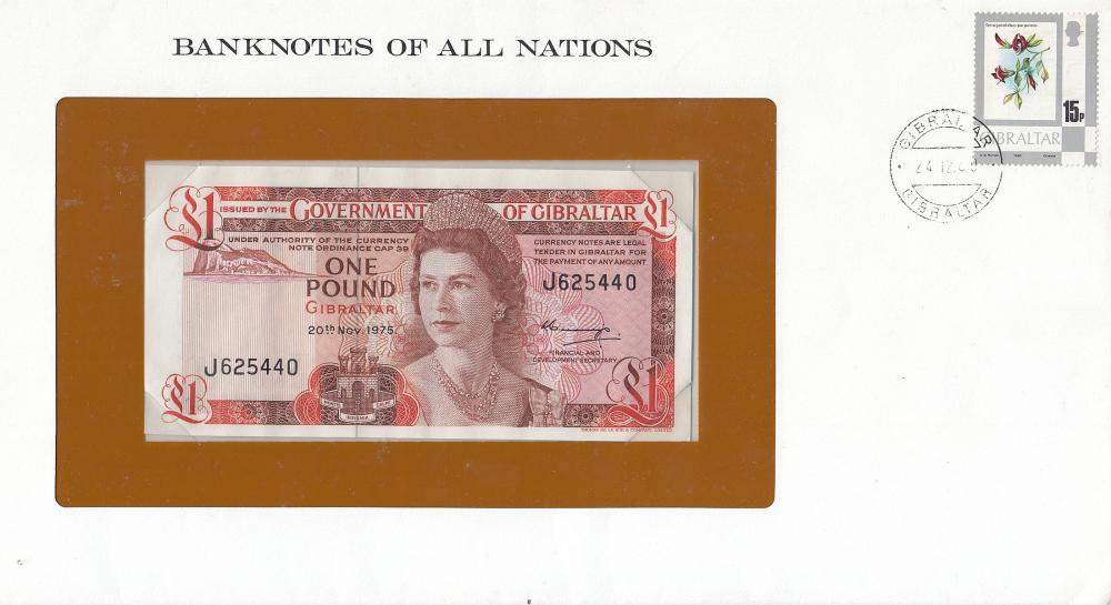 Gibraltar 1975 £1, Uncircul... image