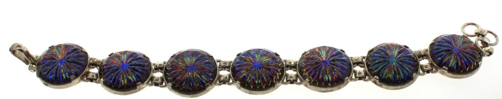 Harlequin Glass Bracelet in... image