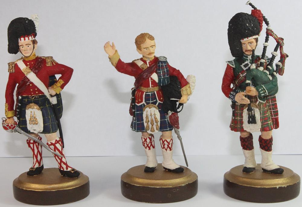 Painted Scottish lead soldi... image