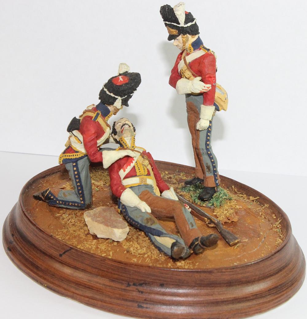 Diorama of painted British ... image