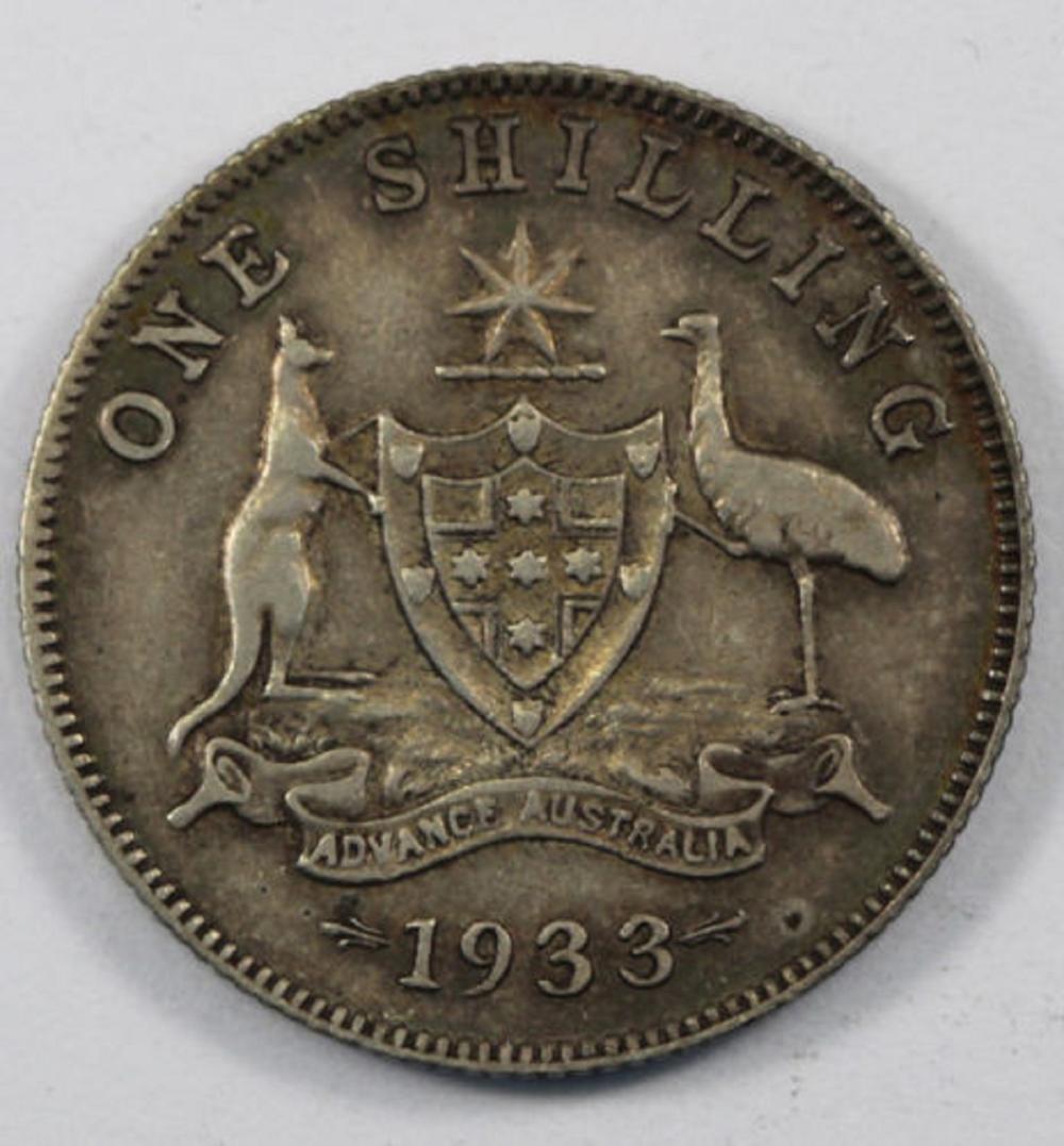 Australia. 1933 Shilling, Fine image