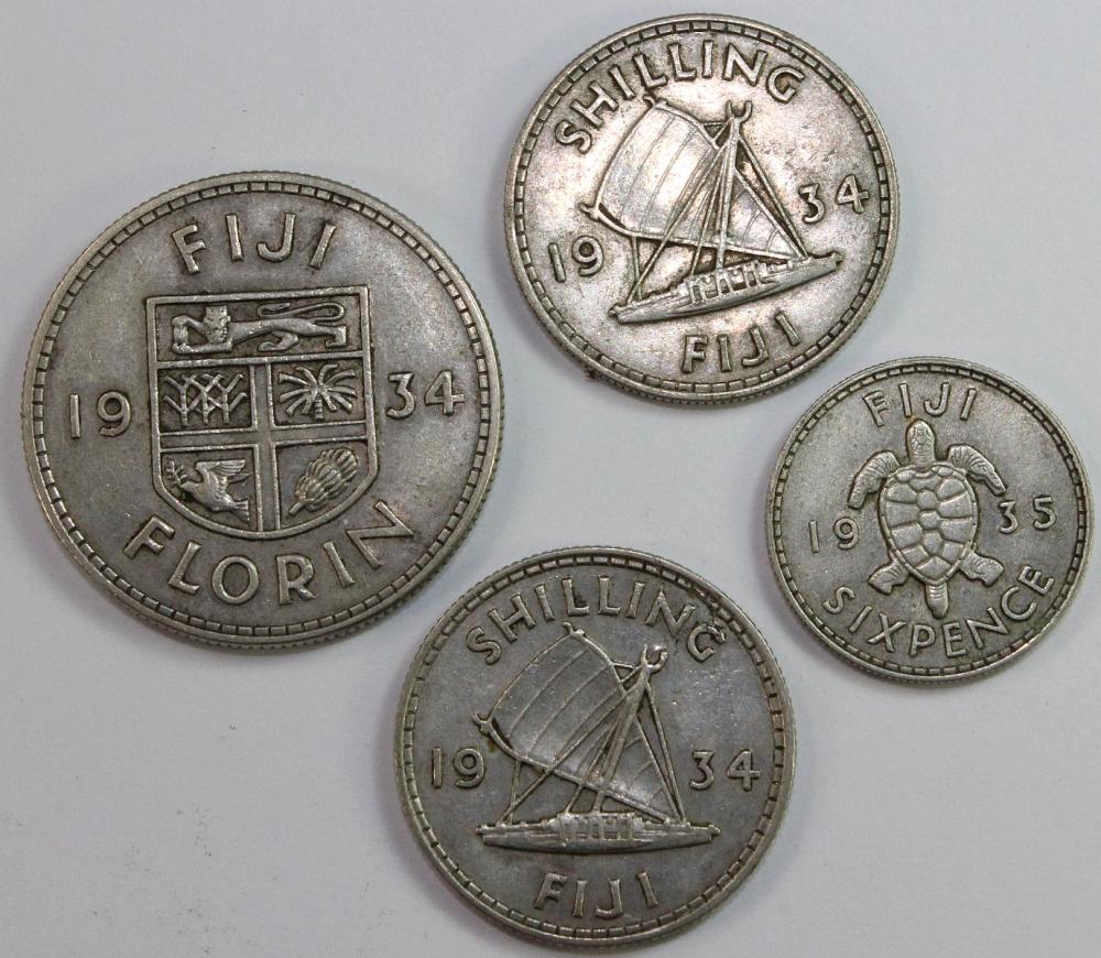 Fiji. 1934 Silver (0.500) F... image