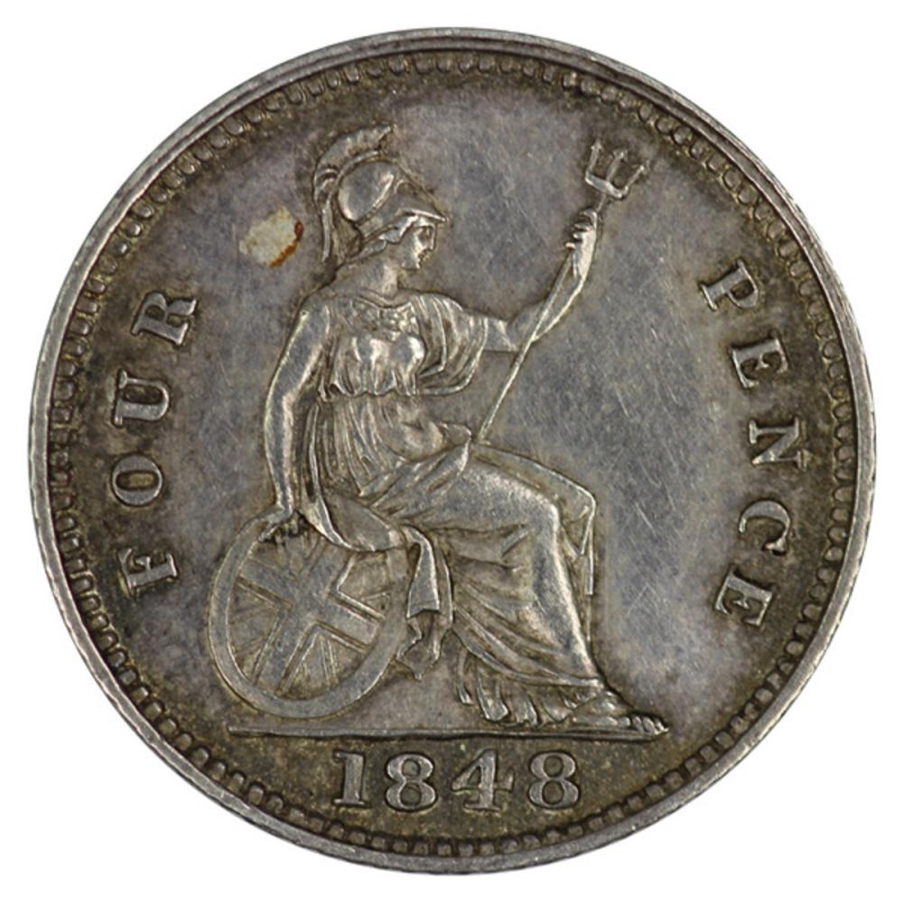 Great Britain. 1848 Groat (... image