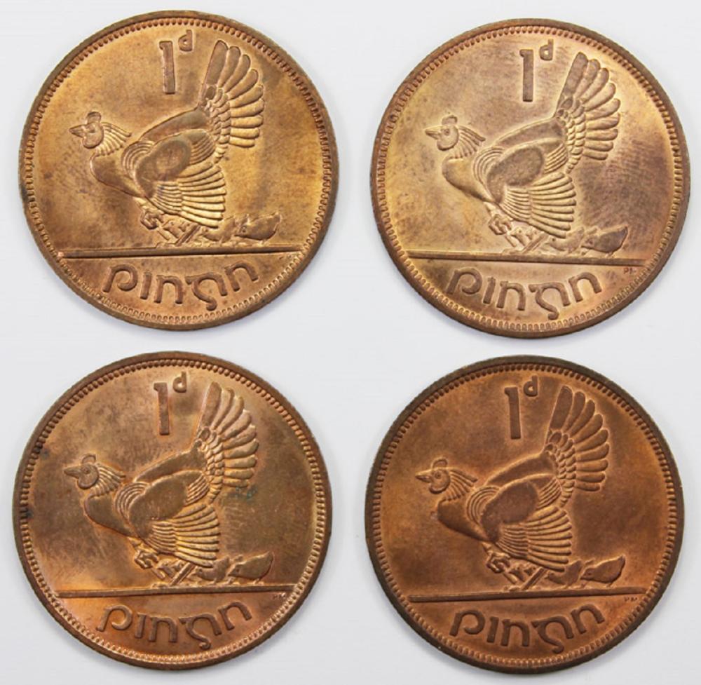 Ireland. 1968 Penny, Brilli... image