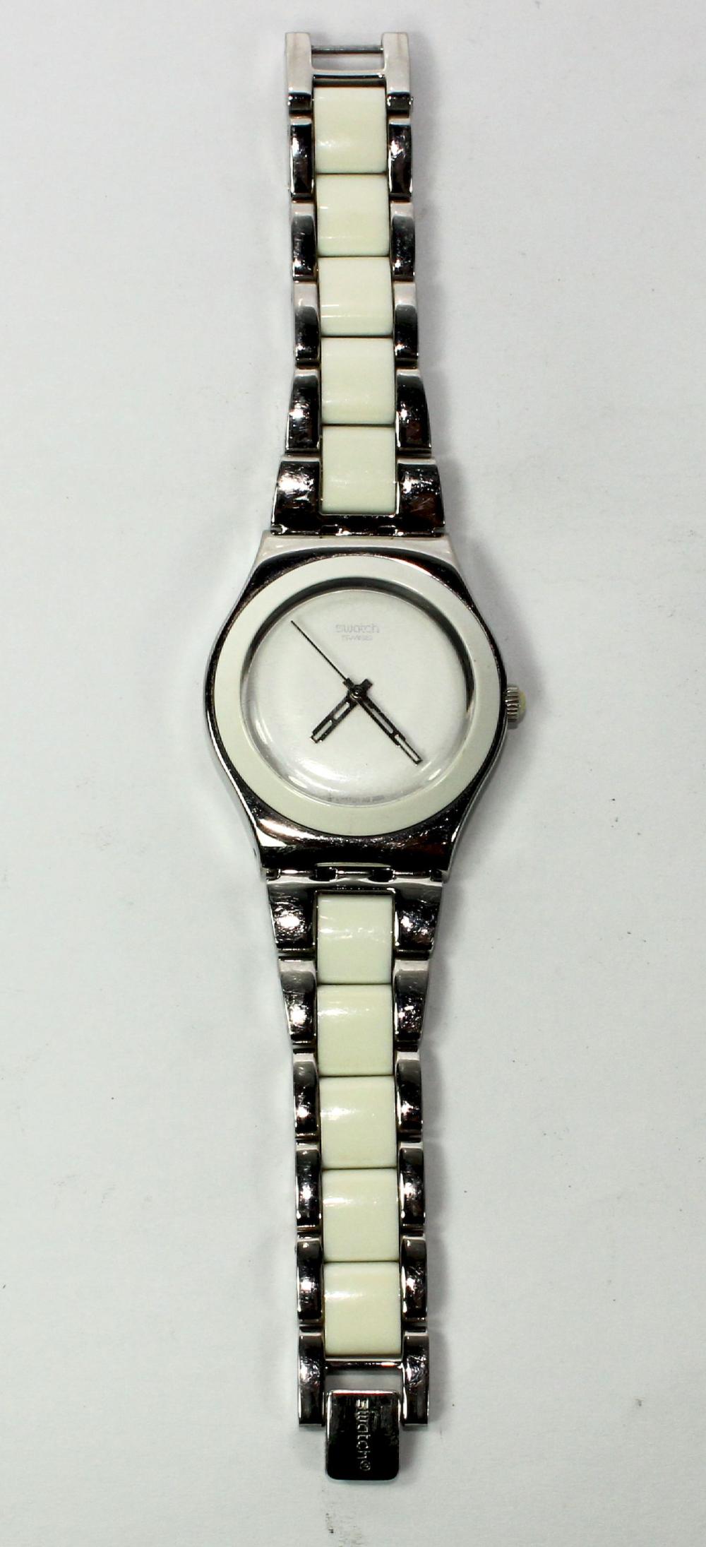 Swatch White Irony Stainles... image