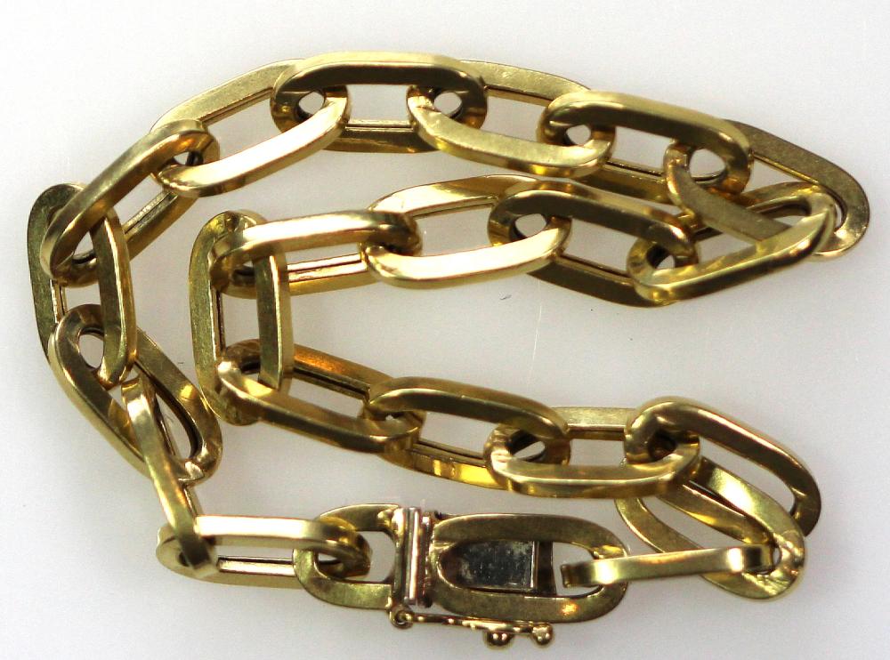 Chain Bracelet in 18ct Yell... image