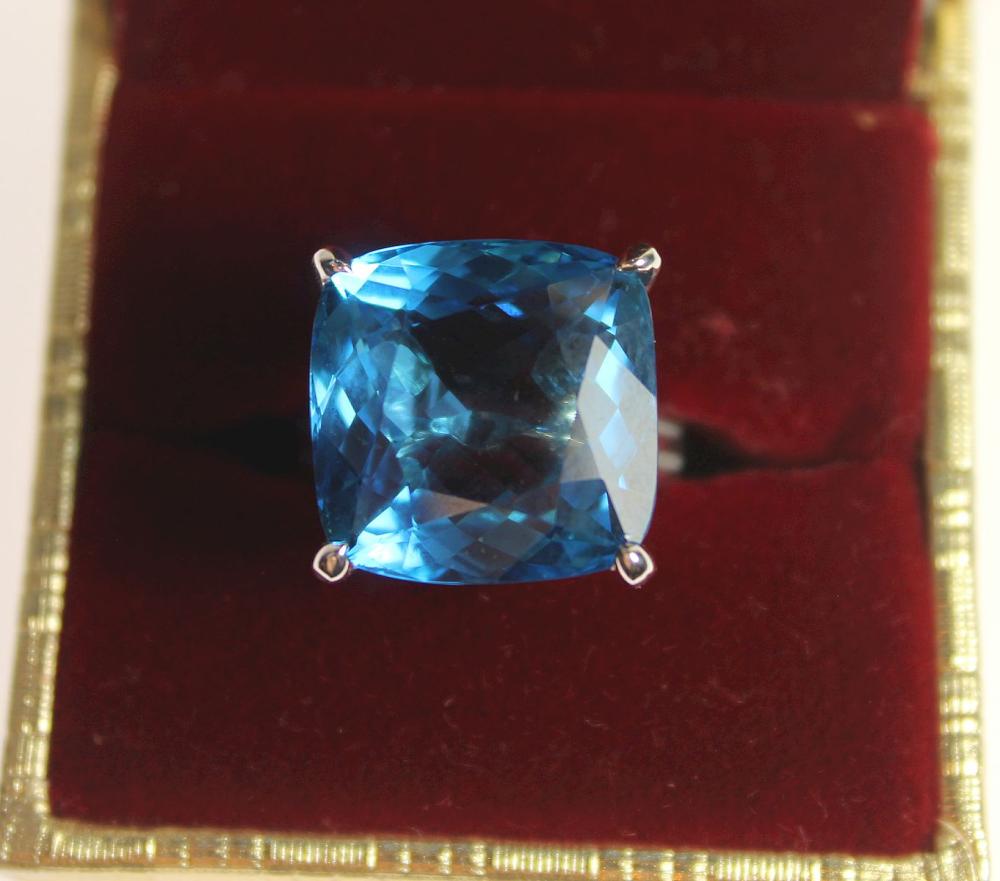 Massive Swiss Blue Topaz Ri... image