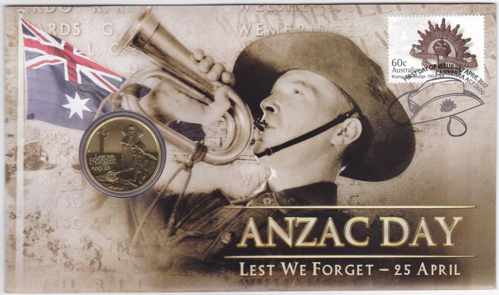 Australia 2012 $1 ANZAC Day... image