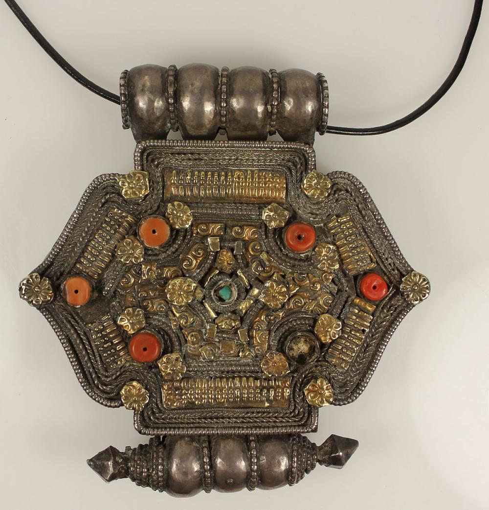 Large Indian Pendant with G... image