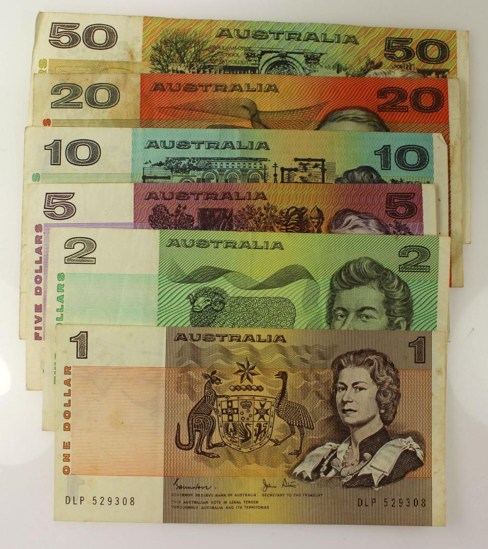 Australia $1, $2, $10, $20,... image