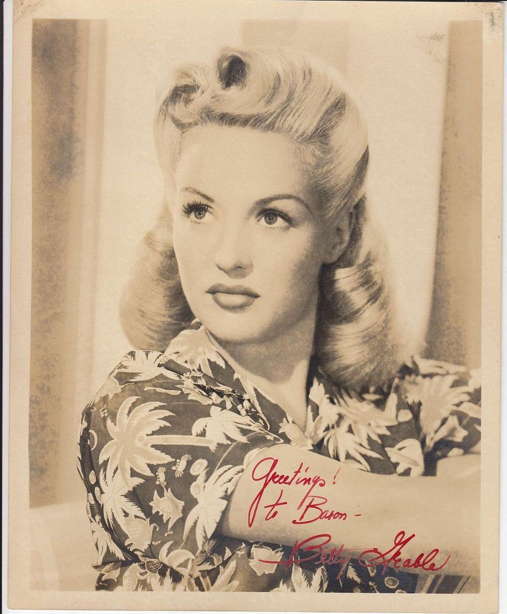 Betty Grable Studio Photogr... image