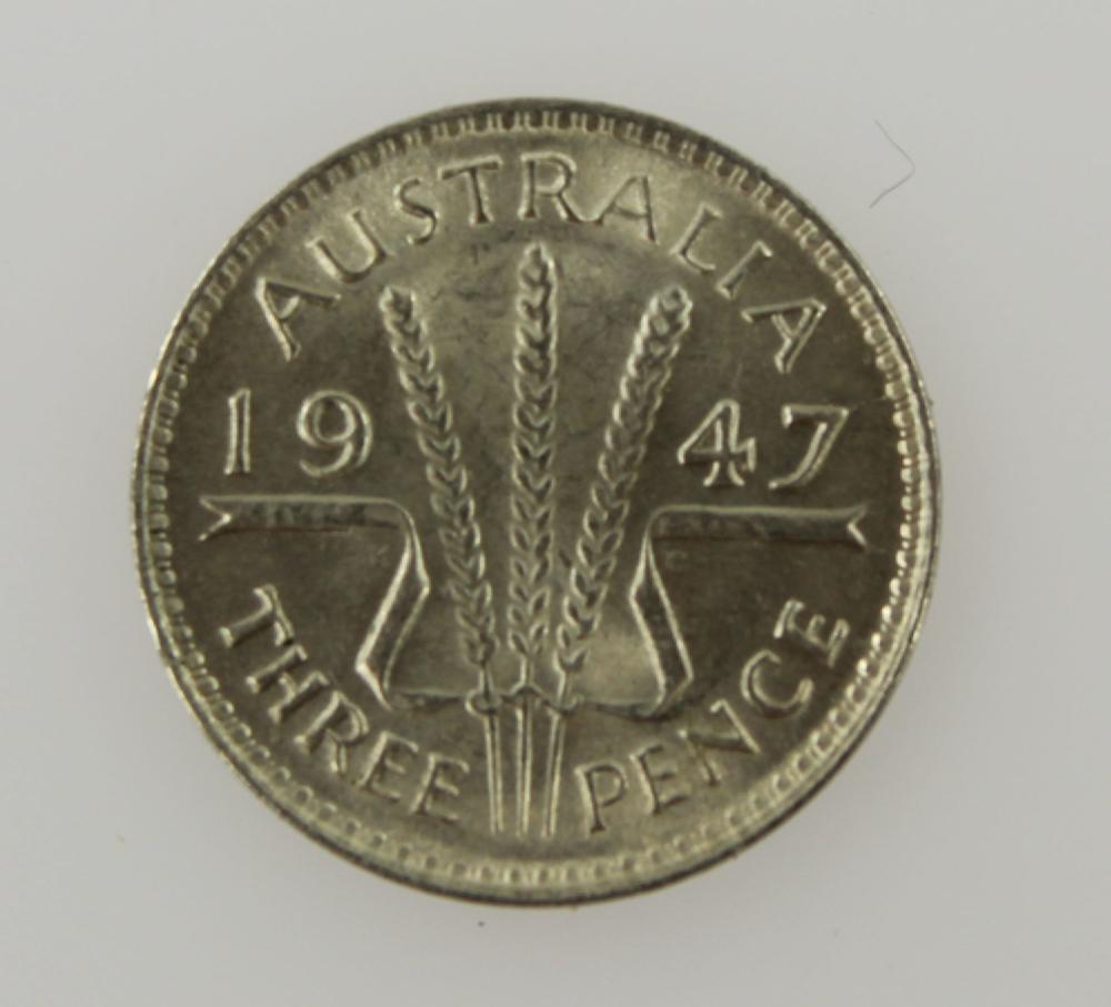 Australia 1947 Threepence, ... image