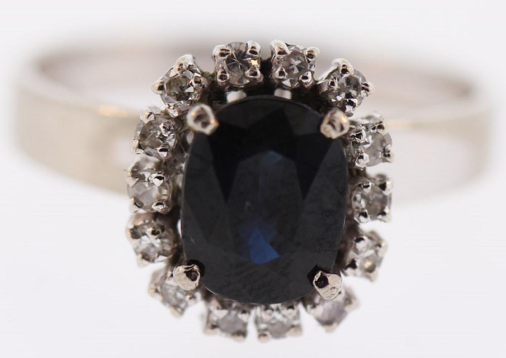 Sapphire & Diamond Ring in ... image