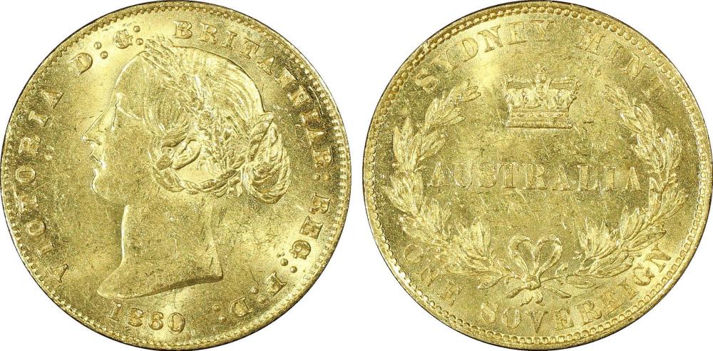 Australia 1860 Sydney Mint ... image