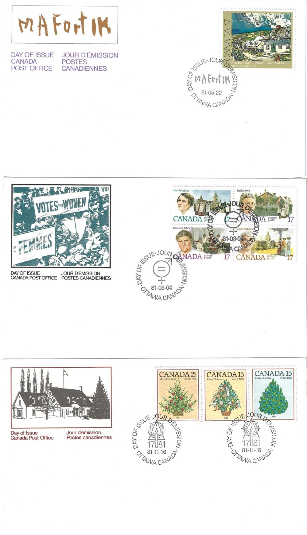 Canada 1981 & 1982 First Da... image