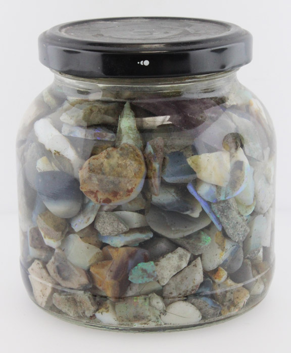 Jar of rough Opal image