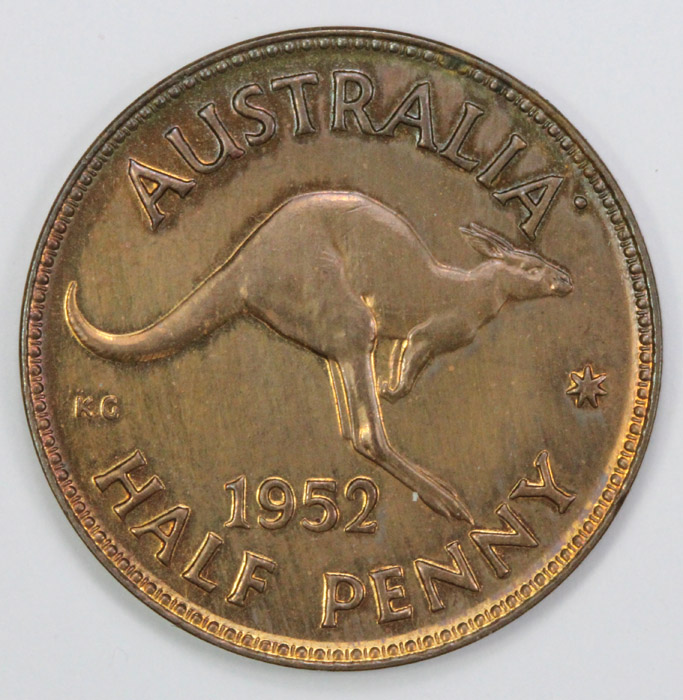 Australia 1952 Proof Halfpe... image