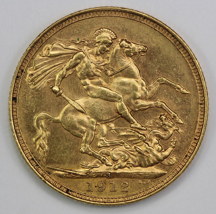 Australia 1912 S Sovereign,... image