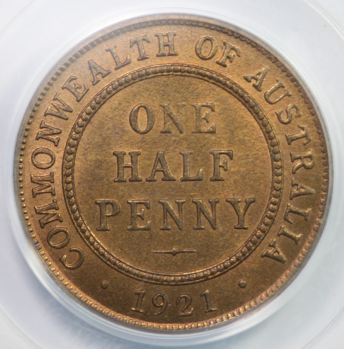 Australia 1921 Halfpenny, P... image