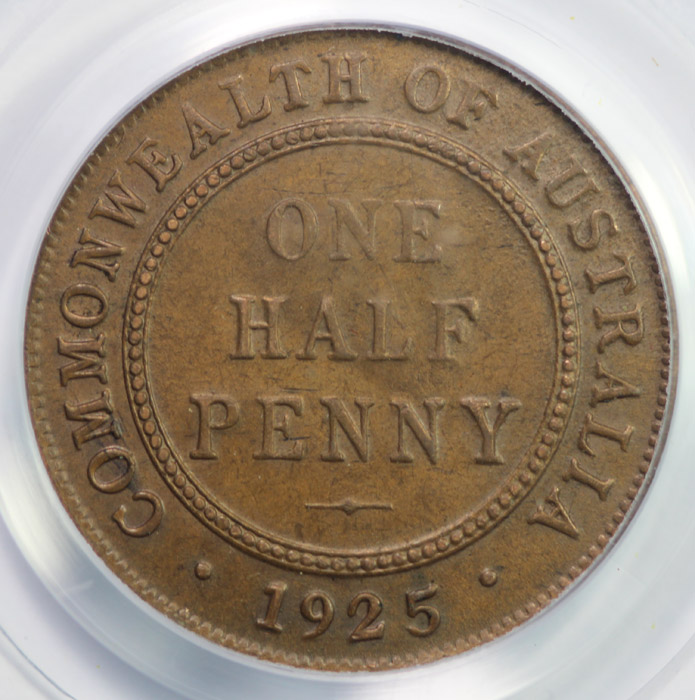 Australia 1925 Halfpenny, P... image