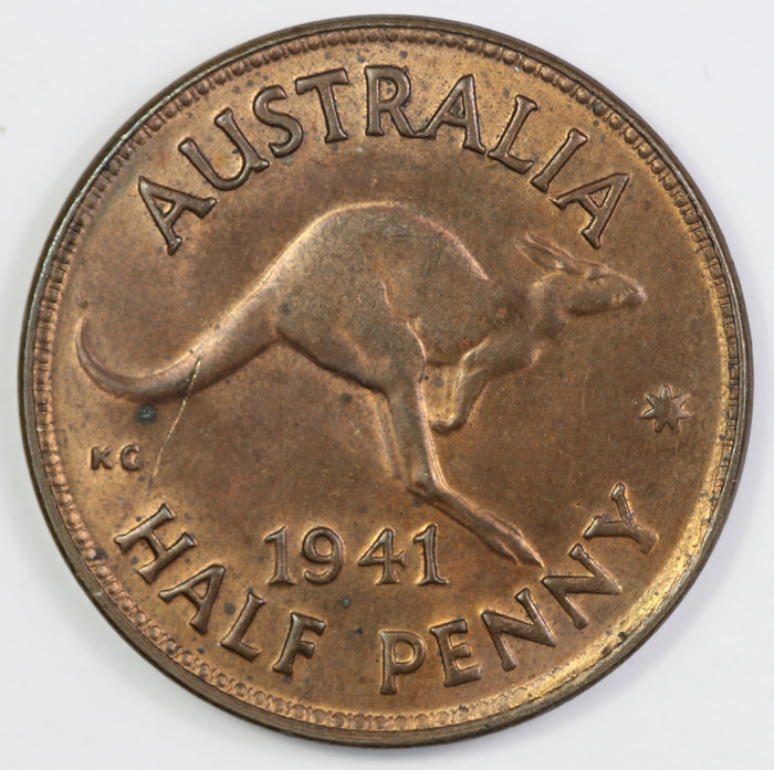 Australia 1941 Halfpenny, C... image