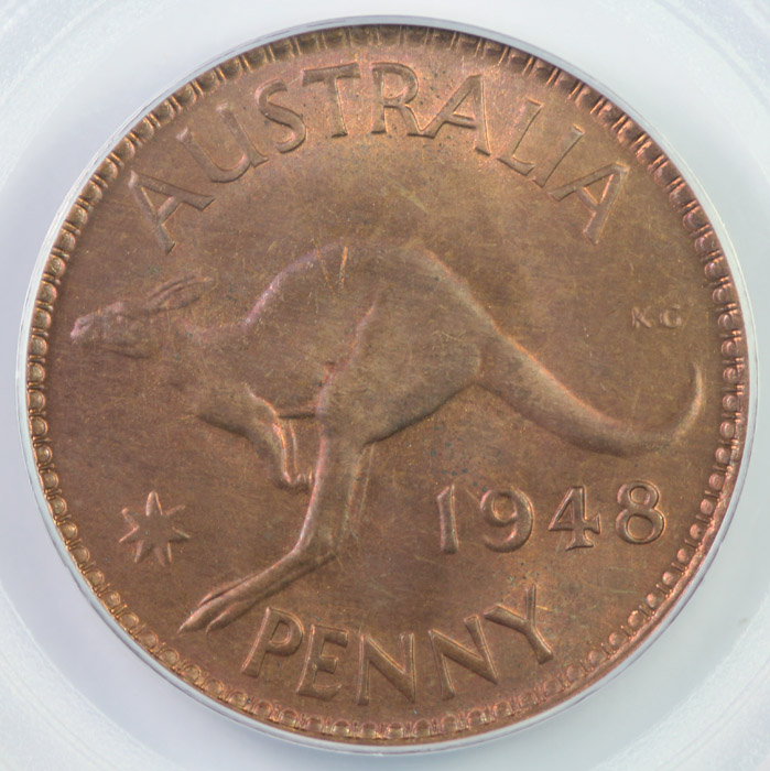 Australia 1948 Penny, PCGS ... image