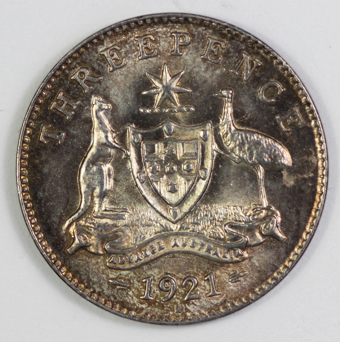 Australia 1921M Threepence.... image