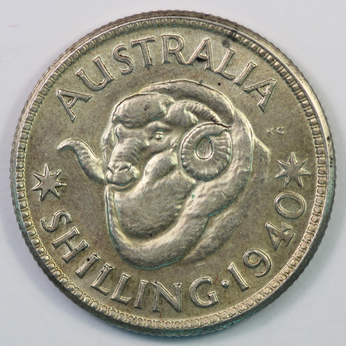 Australia 1940 shilling, ab... image