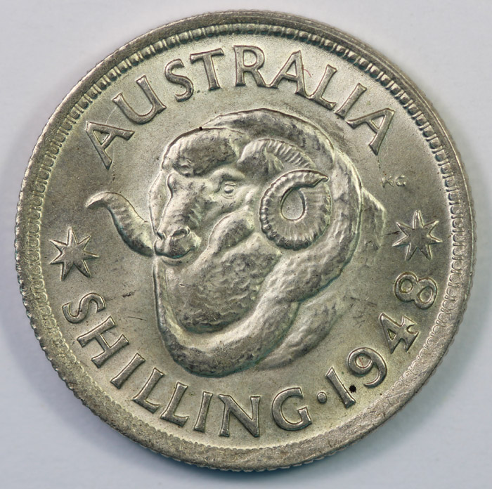 Australia 1948 Shilling, Ch... image