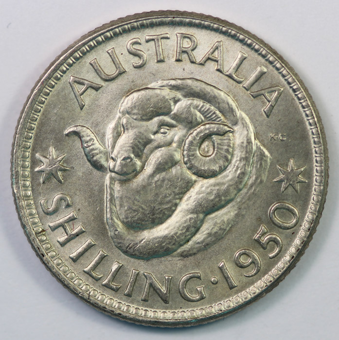 Australia 1950 Shilling, Un... image