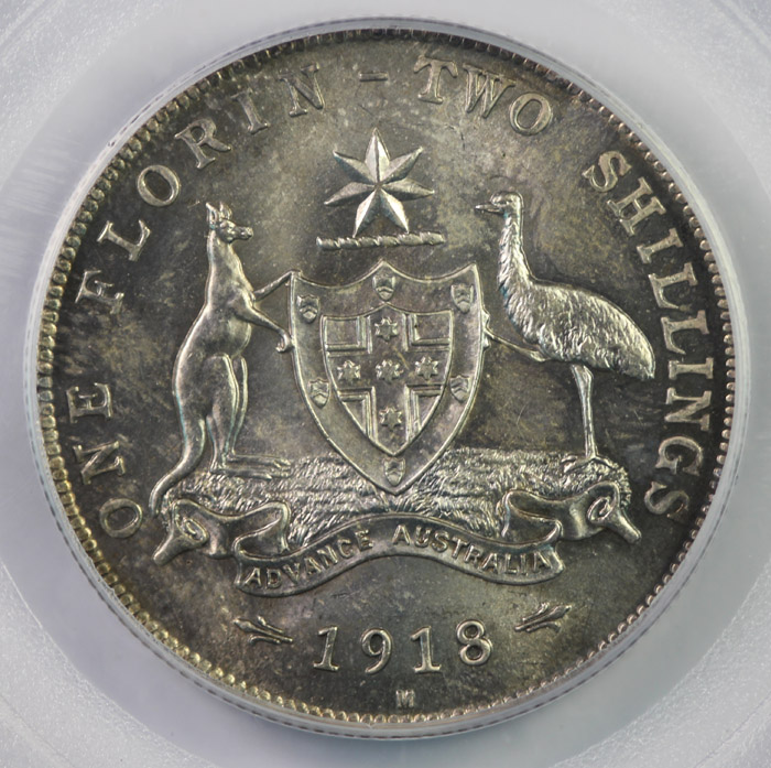 Australia 1918 M Florin, PC... image