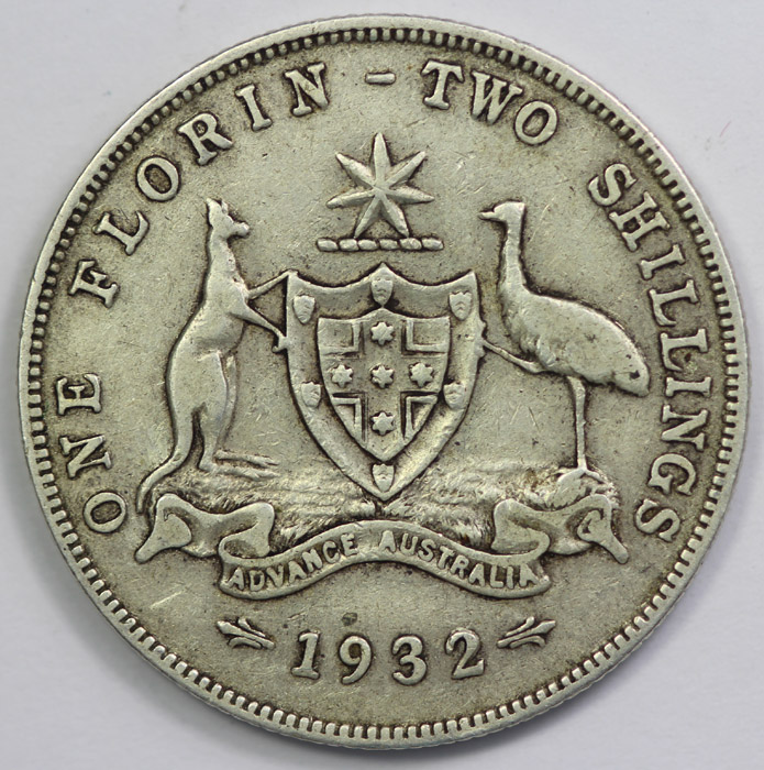 Australia 1932 Florin, abou... image