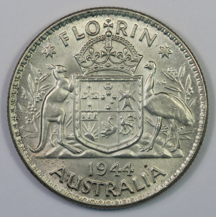 Australia 1944 (M) Florin, ... image