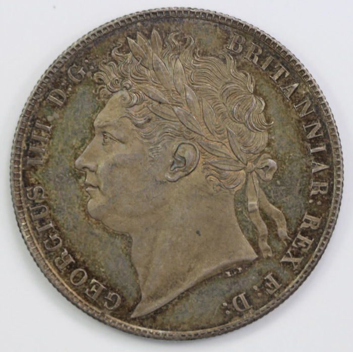 Great Britain 1821 Half Cro... image