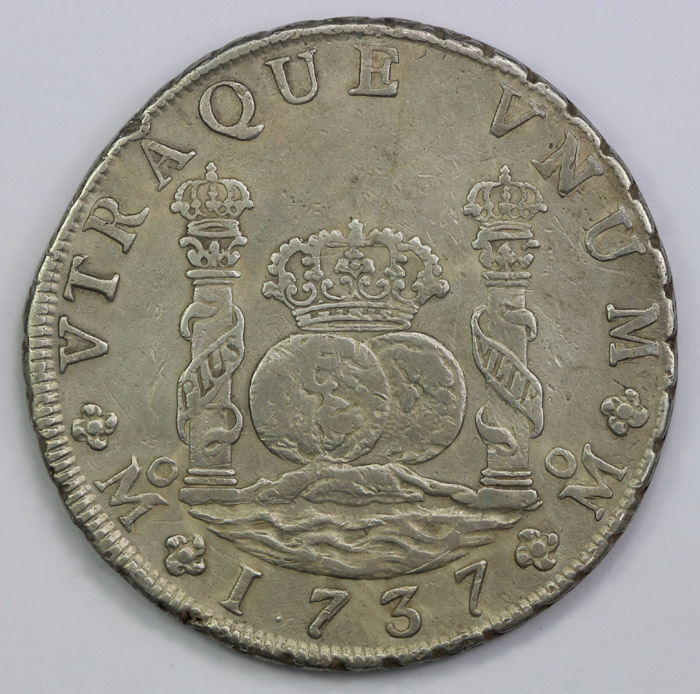 Mexico 1737 Mo MF 8 Reales,... image