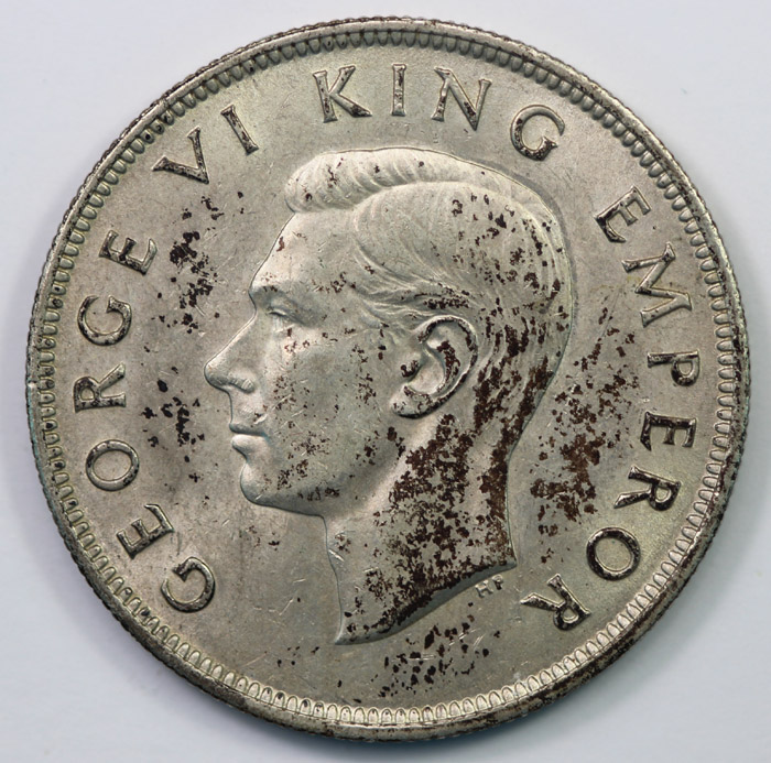 New Zealand 1943 Half Crown... image