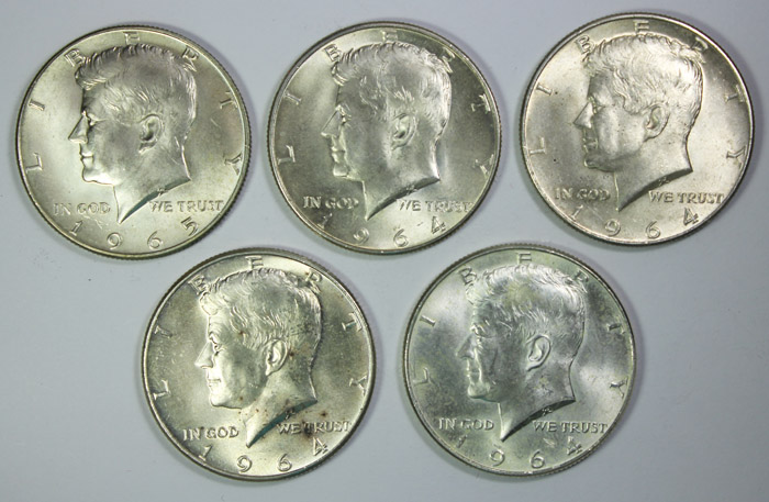 USA 1964 Silver (0.900) 50 ... image