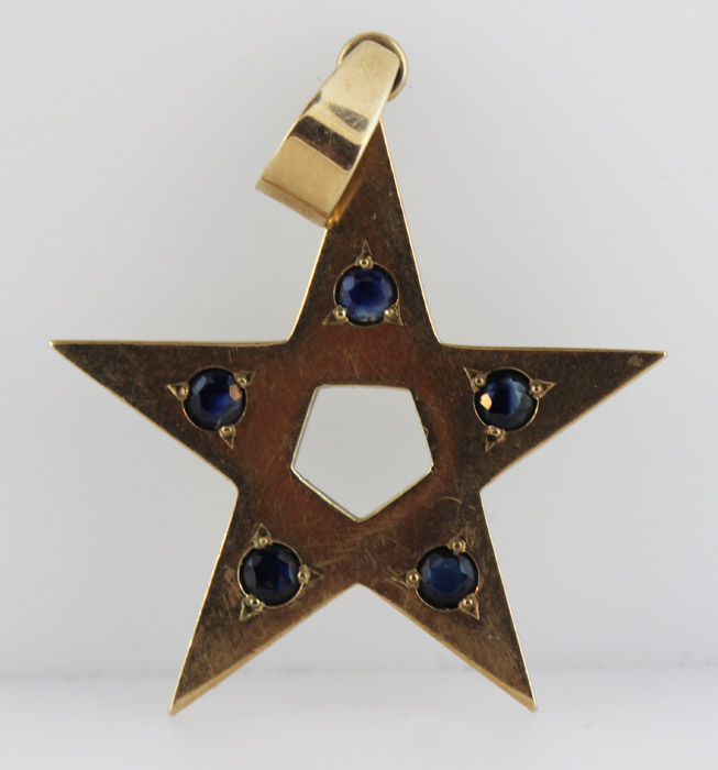 Five Star Pendant set with ... image