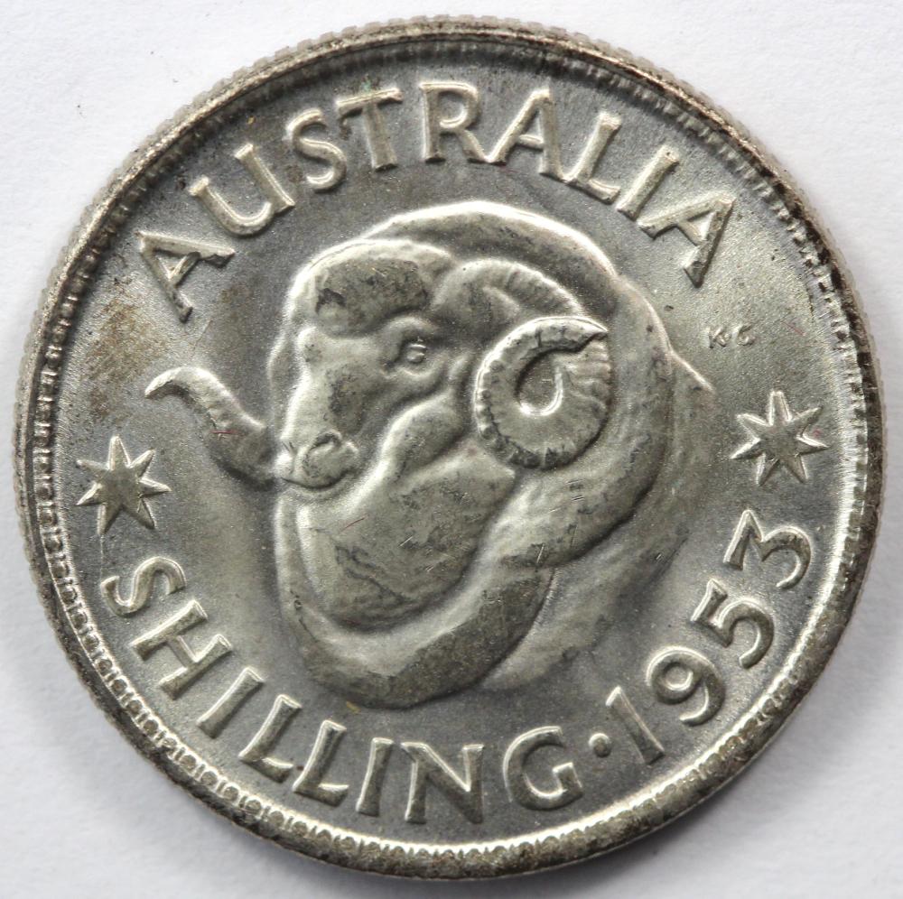 Australia. 1953 Shilling, n... image