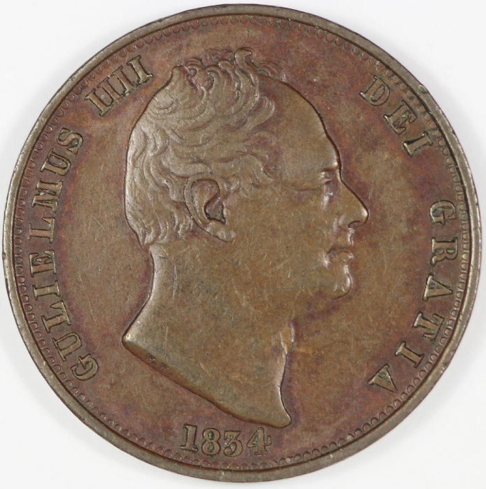 Great Britain. 1834 Halfpen... image